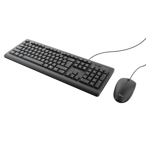 Trust Primo keyboard Mouse included Universal USB QWERTY English Black