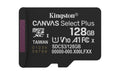 Kingston Technology 128GB micSDXC Canvas Select Plus Gen3 150R A1 Single Pack w/o ADP