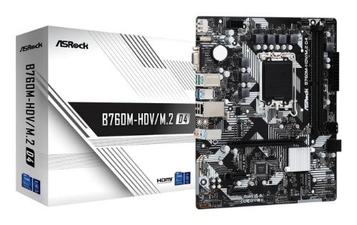 Asrock B760M-HDV/M.2 D4 Intel B760 LGA 1700 micro ATX