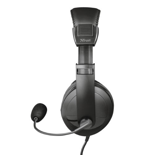 Trust 21661 headphones/headset Wired Head-band Calls/Music Black