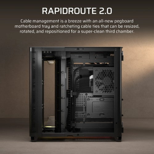 Corsair AIR 5400 RS-R ARGB Midi Tower Black