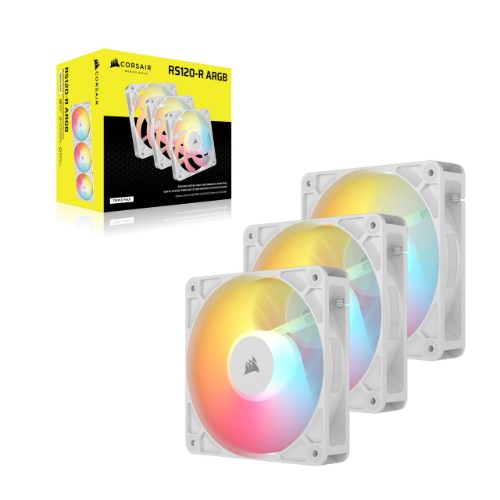 Corsair RS120-R ARGB Computer case Fan 12 cm White 3 pc(s)