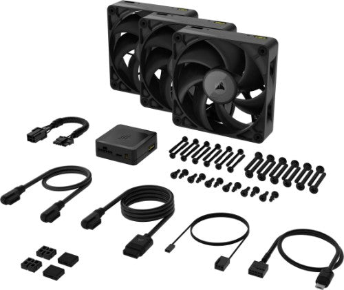 Corsair iCUE LINK RX120 MAX Computer case Fan 12 cm Black 3 pc(s)