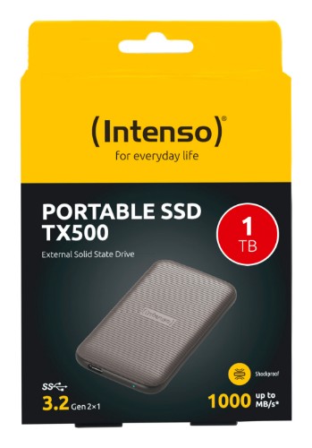 Intenso TX500 1 TB USB Type-C 3.2 Gen 2 (3.1 Gen 2) Brown