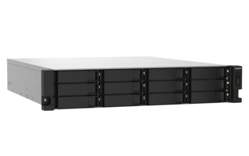 QNAP TS-1232PXU-RP NAS Rack (2U) Annapurna Labs AL324 4 GB DDR4 0 TB QNAP QTS Black