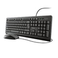 Trust TKM-250 keyboard Mouse included Universal USB QWERTY UK English Black
