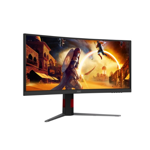 AOC G4 CU34G4ZCA computer monitor 86.4 cm (34") 3440 x 1440 pixels Black, Red