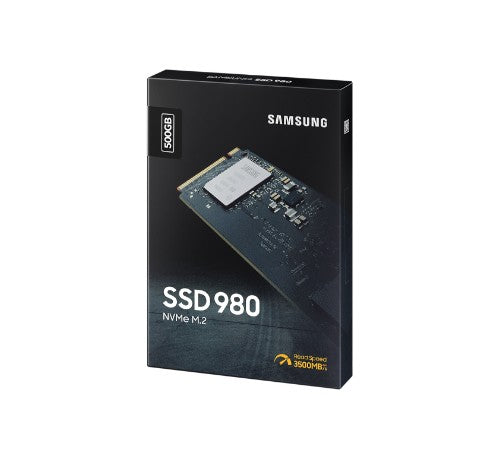 Samsung 980 500 GB M.2 PCI Express 3.0 NVMe V-NAND MLC