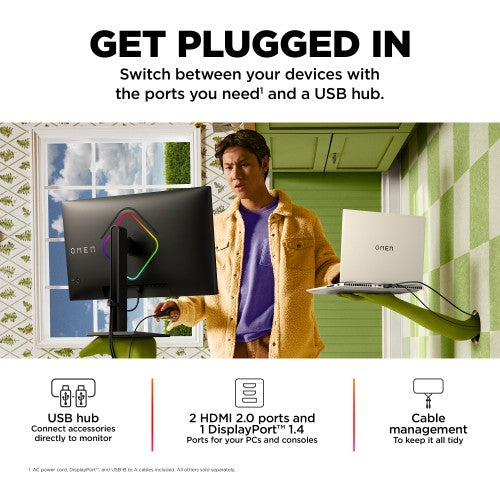 OMEN by HP 27 inch FHD 240Hz Gaming Monitor - OMEN 27s