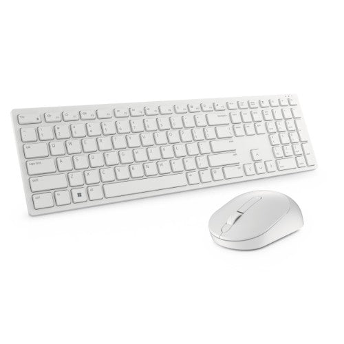 DELL Pro Keyboard and Mouse - KM5221W - German (QWERTZ) - White