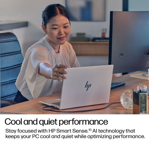HP EliteBook 8 G1i Next Gen AI PC Wolf Pro Security Edition Copilot+ PC Intel Core Ultra 7 256V Laptop 35.6 cm (14") WUXGA 16 GB LPDDR5x-SDRAM 512 GB SSD Wi-Fi 7 (802.11be) Windows 11 Pro Silver