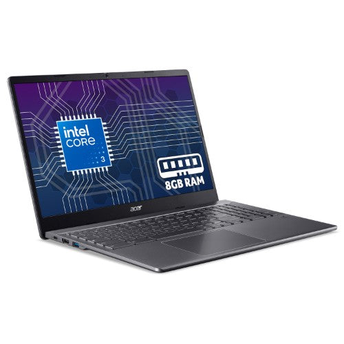 Acer Chromebook Plus 515 (CBE595-2T) - Intel Core 3, 8GB RAM, 256GB SSD, 15.6" Full HD touchscreen, Chrome OS