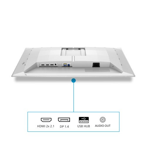 Philips Evnia 6000 27M2N6501L/00 computer monitor 67.3 cm (26.5") 2560 x 1440 pixels Quad HD QD-OLED White
