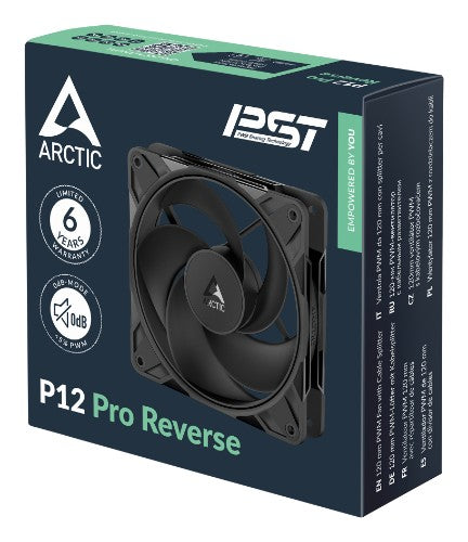ARCTIC Freezer P12 Pro Reverse - 120 mm A-RGB PWM Fan with Cable Splitter
