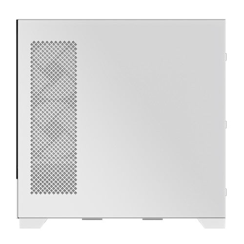 GIGABYTE C201 PANORAMIC ICE PC Case - Mid Tower, m-ATX, 360mm radiator support, 3 Pre-installed Fans, USB 3.0, Support RGB Fusion