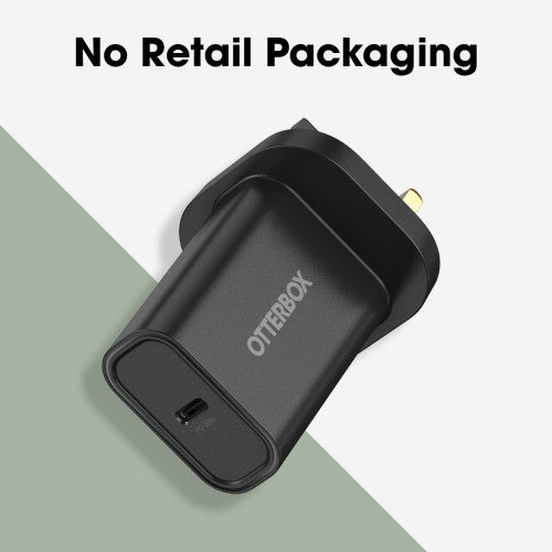 OtterBox Standard UK Wall Charger 30W - 1X USB-C 30W USB-PD Black