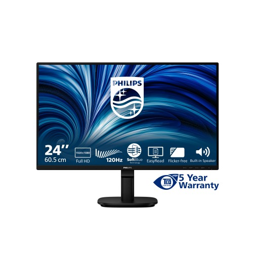Philips 2000 series 24B2N2200/00 computer monitor 60.5 cm (23.8") 1920 x 1080 pixels Full HD LCD Black