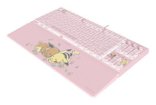 Razer Ornata V3 Tenkeyless – Pikachu & Eevee Edition keyboard Gaming USB Pink