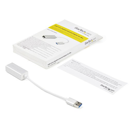StarTech.com USB 3.0 to Gigabit Network Adapter - Silver