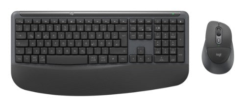 Logitech Signature Comfort Plus Combo MK880 keyboard Mouse included Universal RF Wireless + Bluetooth QWERTZ German Graphite