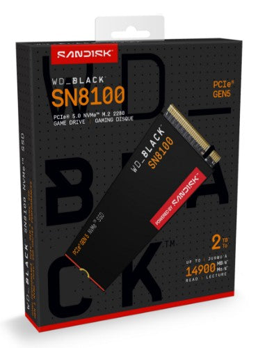 Western Digital Black WD_BLACK™ SN8100 NVMe™ SSD POWERED BY SANDISK 2 TB