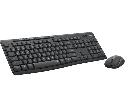 Logitech 920-009794 keyboard Mouse included Office RF Wireless QWERTZ German Graphite
