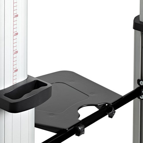 StarTech.com Dual TV Cart for 37-60in VESA TVs up to 110lb/50kg each - Height Adjustable TV Mount, Mobile Display Cart w/ Equipment Shelves - Rolling TV Cart on Wheels - Rolling TV Stand