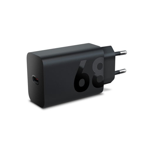 Lenovo 68W USB-C Wall Charger Tablet, Universal Black AC Indoor