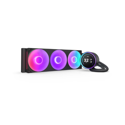 NZXT Kraken Elite 360 RGB Processor All-in-one liquid cooler 12 cm Black 1 pc(s)
