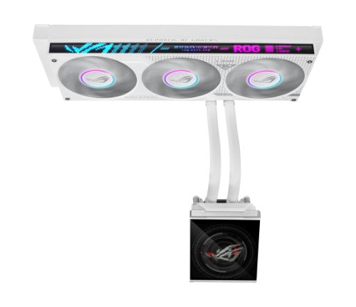 ASUS ROG STRIX SLC IV 360 ARGB LCD WHT Processor All-in-one liquid cooler 12 cm White 1 pc(s)