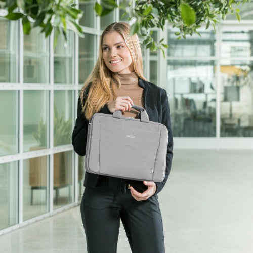 DICOTA Eco Slim Case BASE 35.8 cm (14.1") Briefcase Grey
