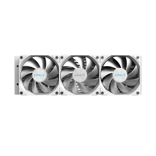 GIGABYTE EAGLE 360 ICE Liquid CPU Cooler - 3x120mm ARGB Fans, full-color LCD, DAISY-CHAIN, Intel LGA 1851 and AMD AM5 Compatible