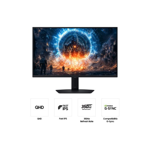 Samsung G60F computer monitor 68.6 cm (27") 2560 x 1440 pixels Quad HD LCD Black