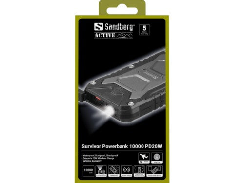 Sandberg Survivor Powerbank 10000 PD20W