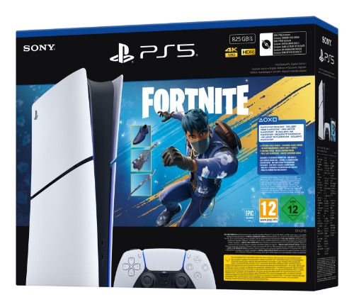 Sony PlayStation 5 (model group - Slim) Digital Edition, Fortnite Flowering Chaos Bundle