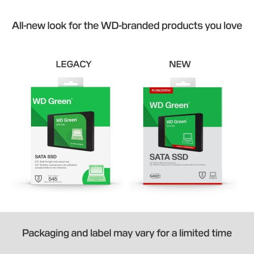 Western Digital Green WD ™ SATA SSD 2,5"/7 mm POWERED BY SANDISK 1 TB