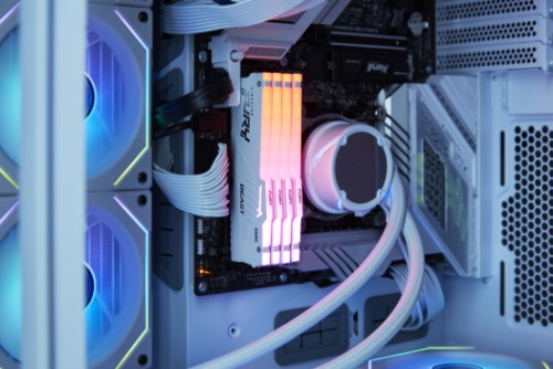 Kingston Technology FURY Beast 32GB 6800MT/s DDR5 CL34 DIMM (Kit of 2) White RGB EXPO