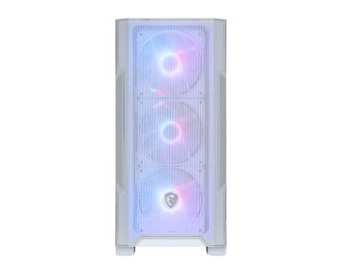MSI MAG Forge M100R Midi Tower Transparent, White