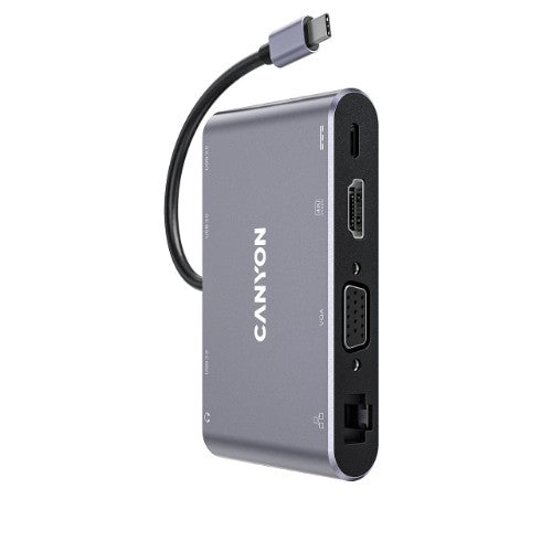 Canyon DS-14 USB 3.2 Gen 1 (3.1 Gen 1) Type-C Grey