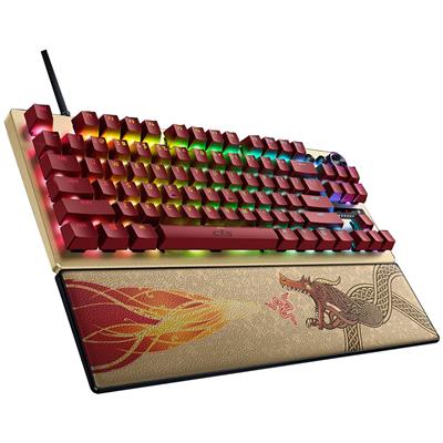 Razer Huntsman V3 Pro Tenkeyless keyboard Gaming USB QWERTY UK International Gold, Yellow