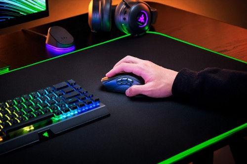 Razer Naga V2 Pro mouse Gaming Right-hand RF Wireless + Bluetooth + USB Type-C Optical 30000 DPI