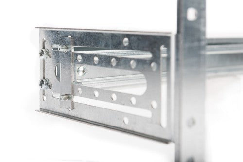 Digitus 482.6 mm (19") rack-mount DIN rail panel, 4U