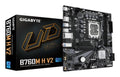 GIGABYTE B760M H V2 Motherboard - Supports Intel Core 14th Gen CPUs, 5+1+1 Phases Digital VRM, up to 8000MHz DDR5 (O.C.), 1xPCIe 4.0 M.2, 1GbE LAN, USB 3.2 Gen1