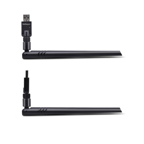 StarTech.com USB Bluetooth 5.3 Class 1 Adapter Dongle for PC/Laptop, Long-Range Connectivity for Keyboard, Mouse, Audio Streaming and PAN Networking, Windows/Linux