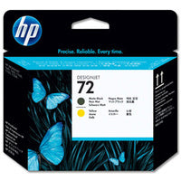 HP C9384A/72 Printhead black matt + yellow for HP DesignJet T 1100/1200/1300/620