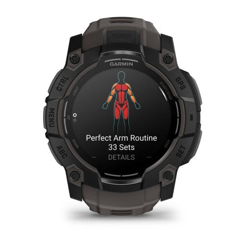 Garmin Instinct 3 AMOLED 3.3 cm (1.3") 50 mm Digital 416 x 416 pixels Touchscreen Black GPS (satellite)