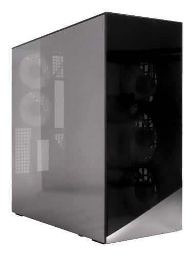 ARCTIC Xtender VG (Mirror Black) Premium E-ATX PC Case with Vertical GPU Mounting