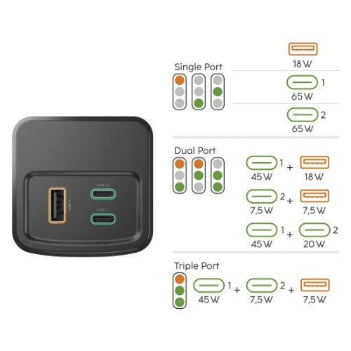 Hama High Power Lithium-Ion (Li-Ion) 20000 mAh Grey