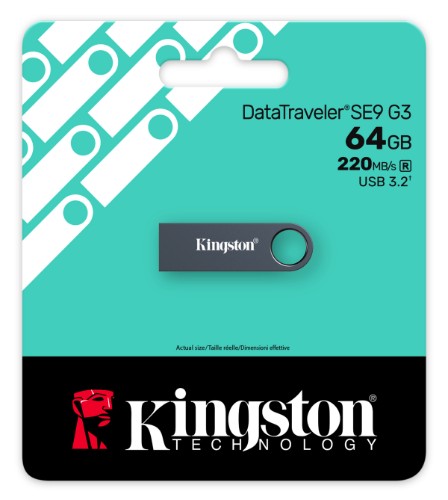 Kingston Technology DataTraveler 64GB SE9 G3 - Dark Nickel