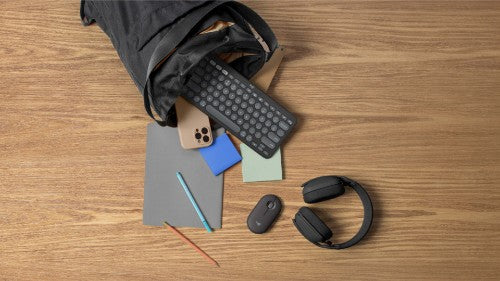 Logitech 910-007015 mouse Travel Ambidextrous RF Wireless + Bluetooth Optical 4000 DPI